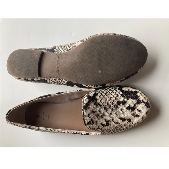 Call It Spring Vegan Snake Print Ballet Flat Loafers size 6.5 - Picture 4 of 5